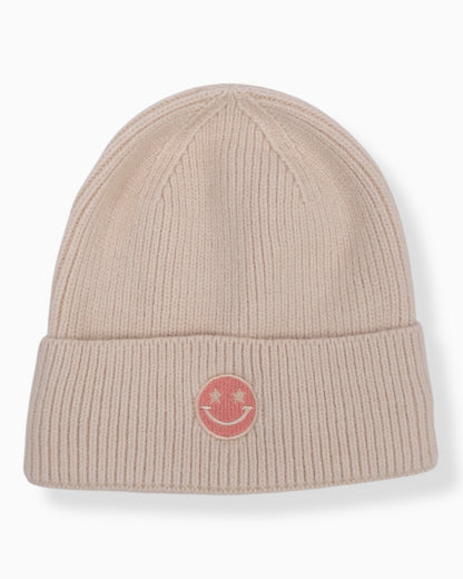 Mütze Smiley creme