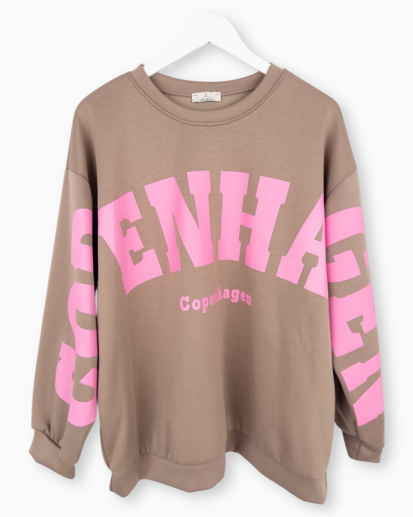 Oversize Sweatshirt Copenhagen hellbraun