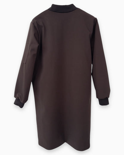 Bomber-Mantel schoko