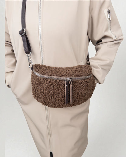 Teddy Umhängetasche braun