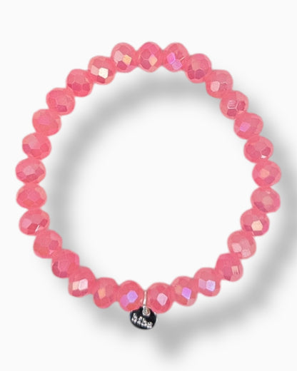 Crystal Armband pink