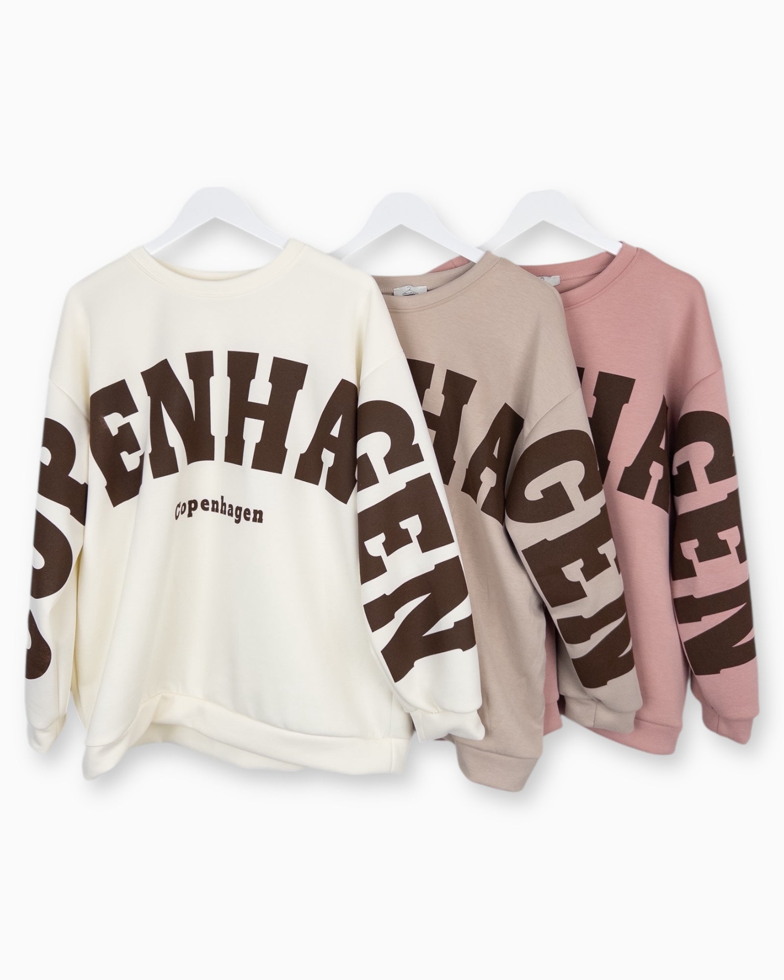 Oversize Sweatshirt Copenhagen beige braun