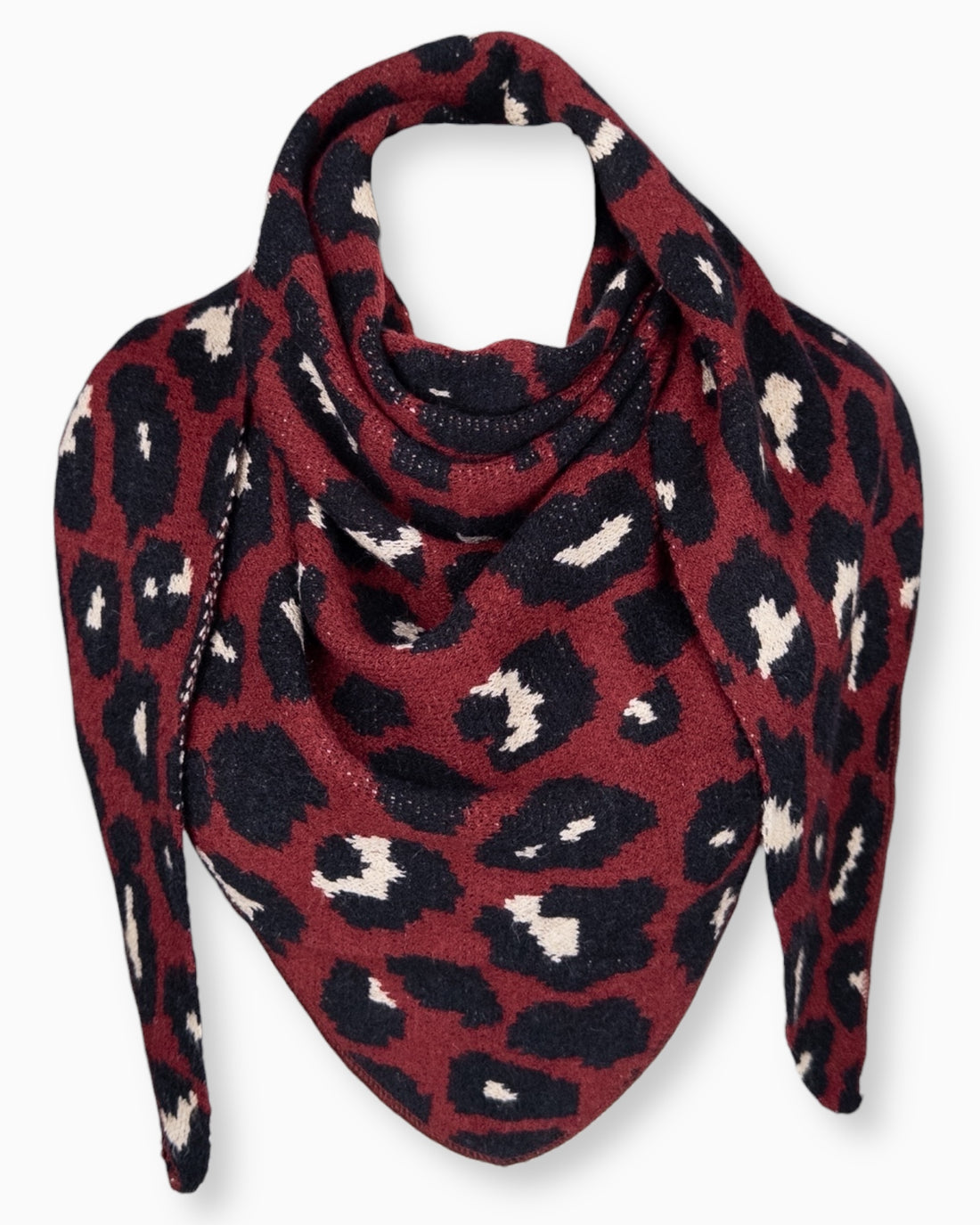 Leo Dreieckstuch weinrot