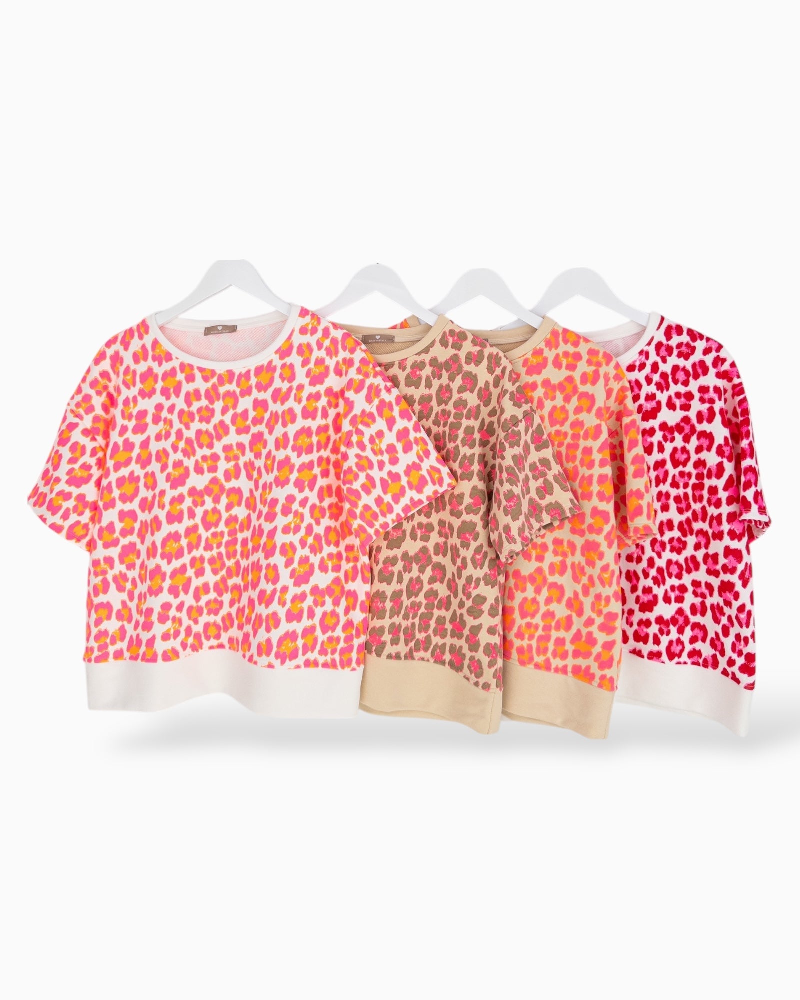 Leo Shirt weiß rot
