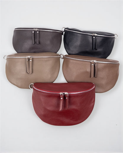 Umhängetasche Leder braun