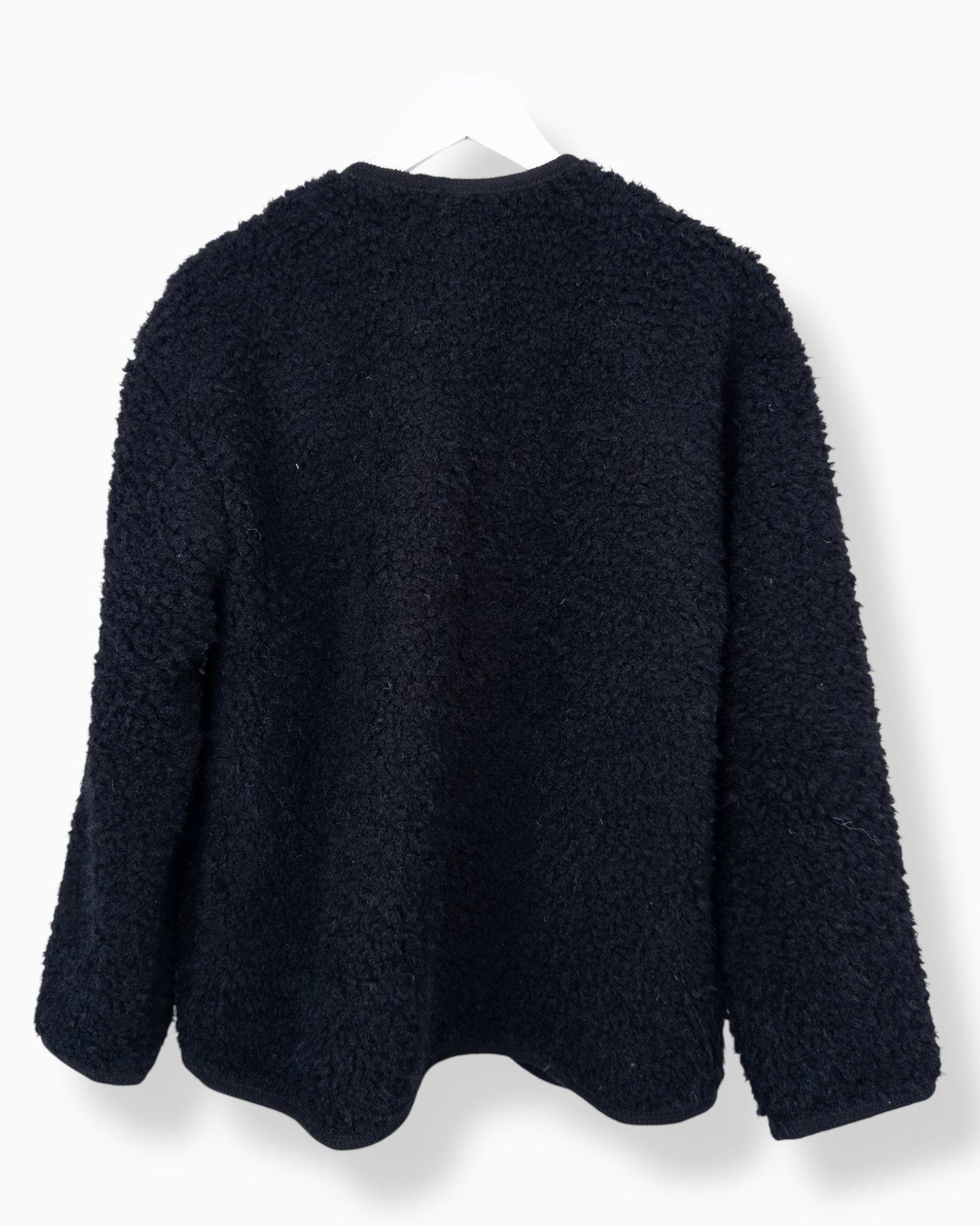 Teddy Jacke schwarz