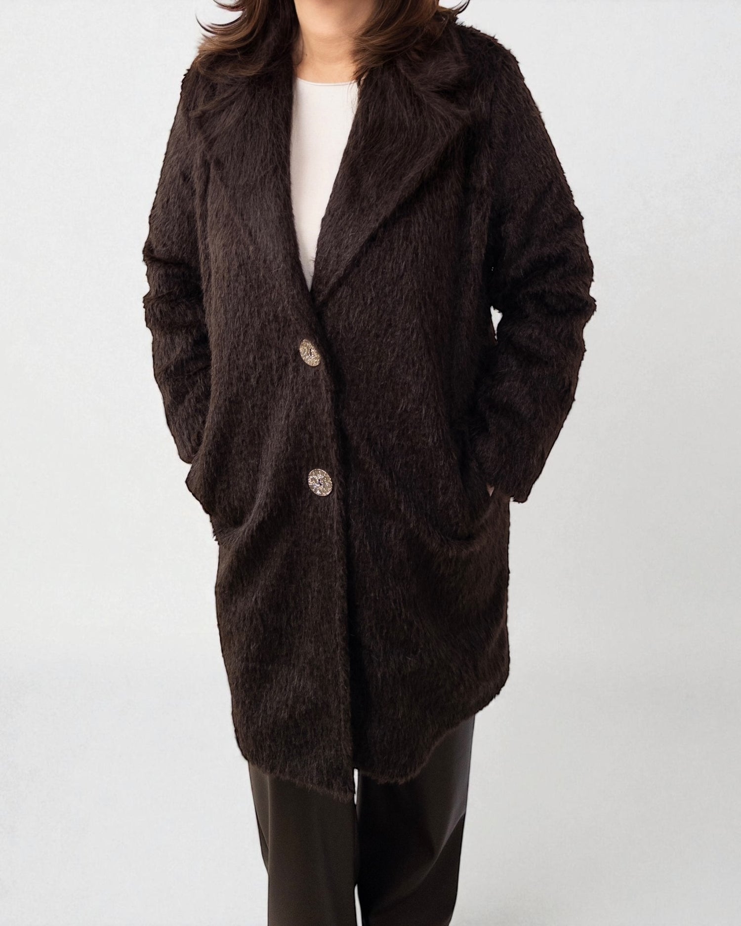 Mantel Fiola sand-beige