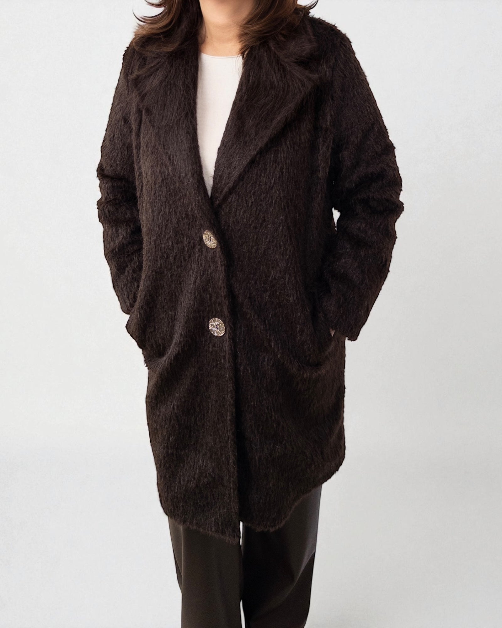 Mantel Fiola sand-beige