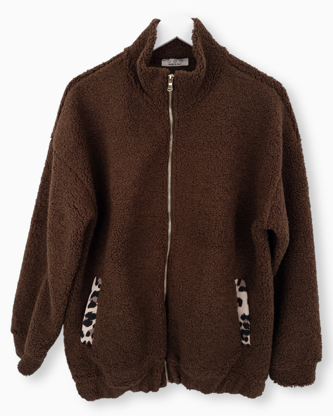 Teddy Jacke braun