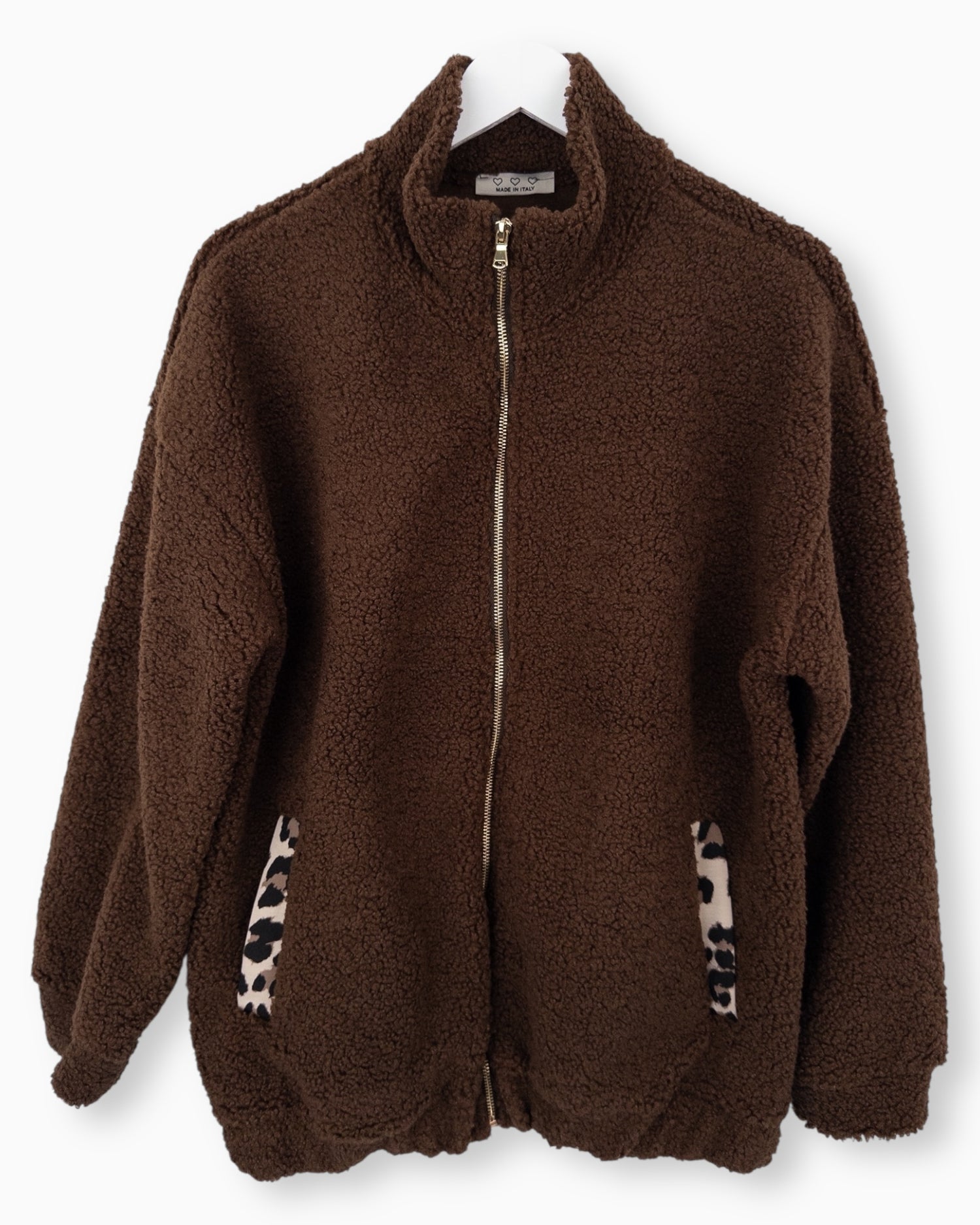Teddy Jacke braun