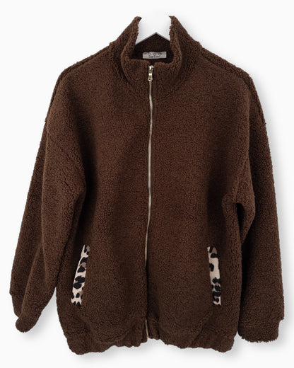 Teddy Jacke braun
