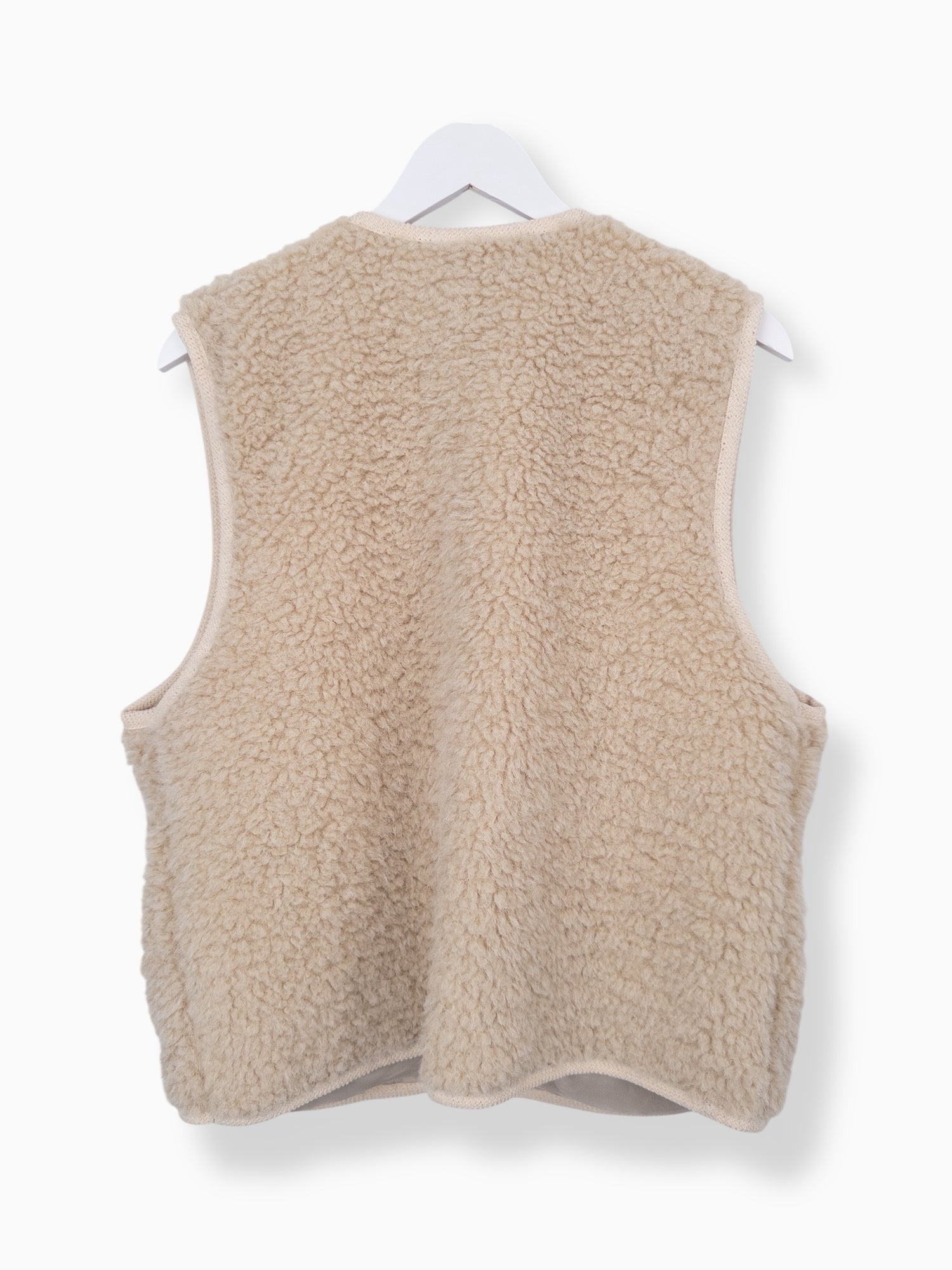 Leichte Teddy-Weste beige