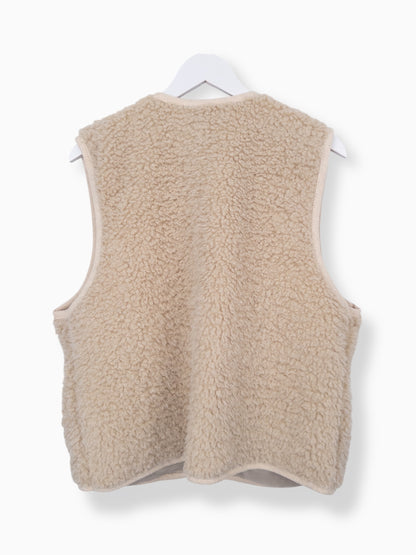 Leichte Teddy-Weste beige