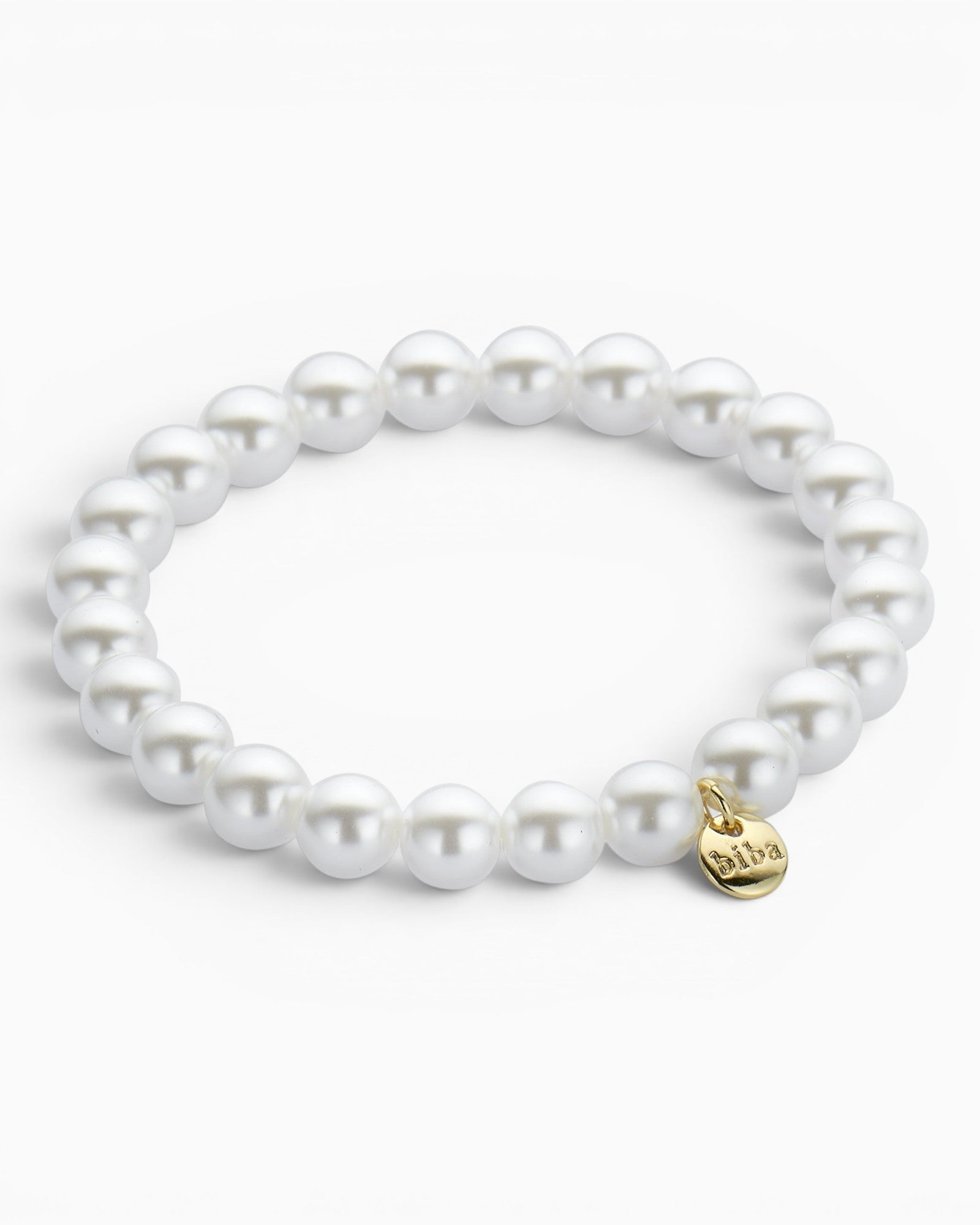 Perlenarmband weiß