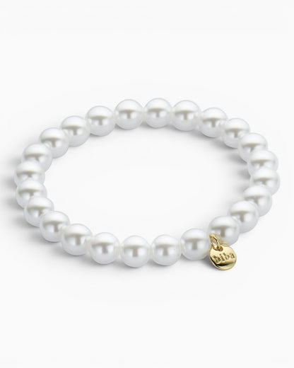 Perlenarmband weiß