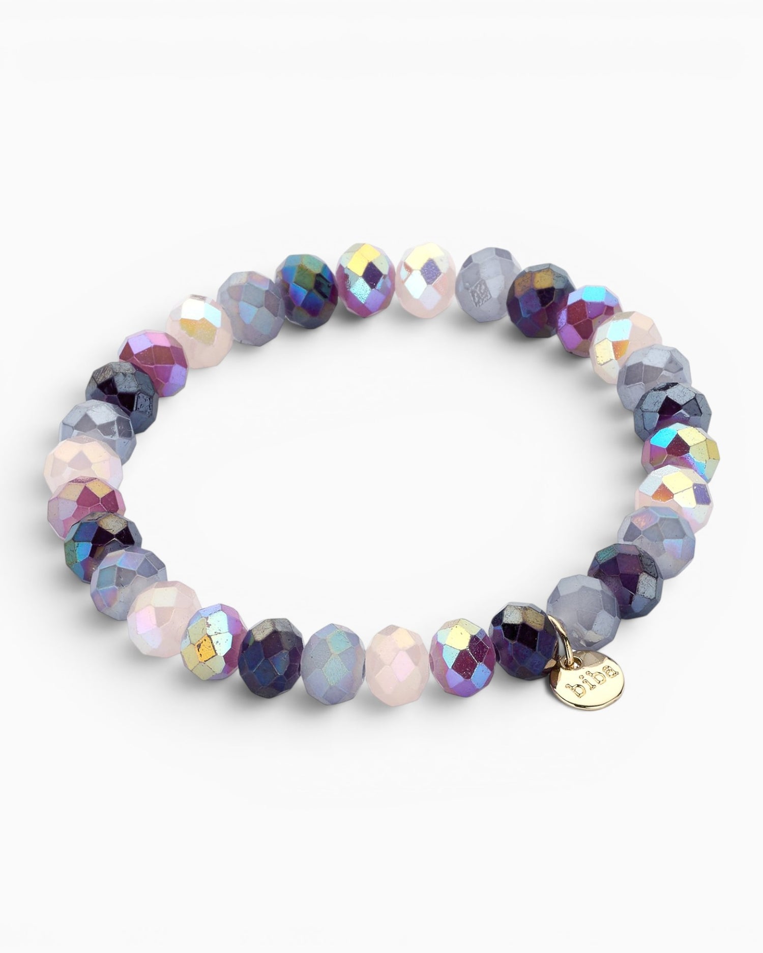 Crystal Armband pflaume mix