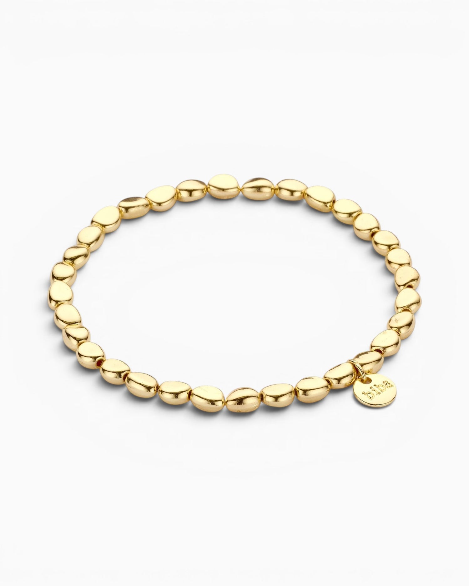 Perlenarmband biba goldfarben