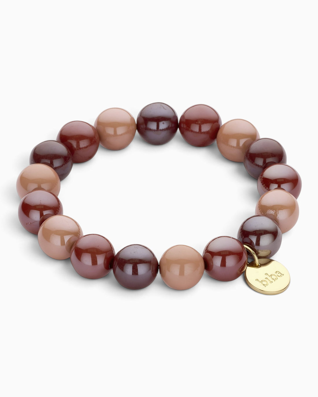 Perlenarmband biba marsala mix