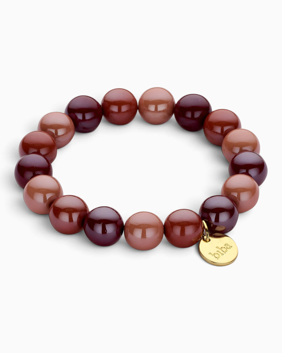 Perlenarmband biba marsala weinrot mix