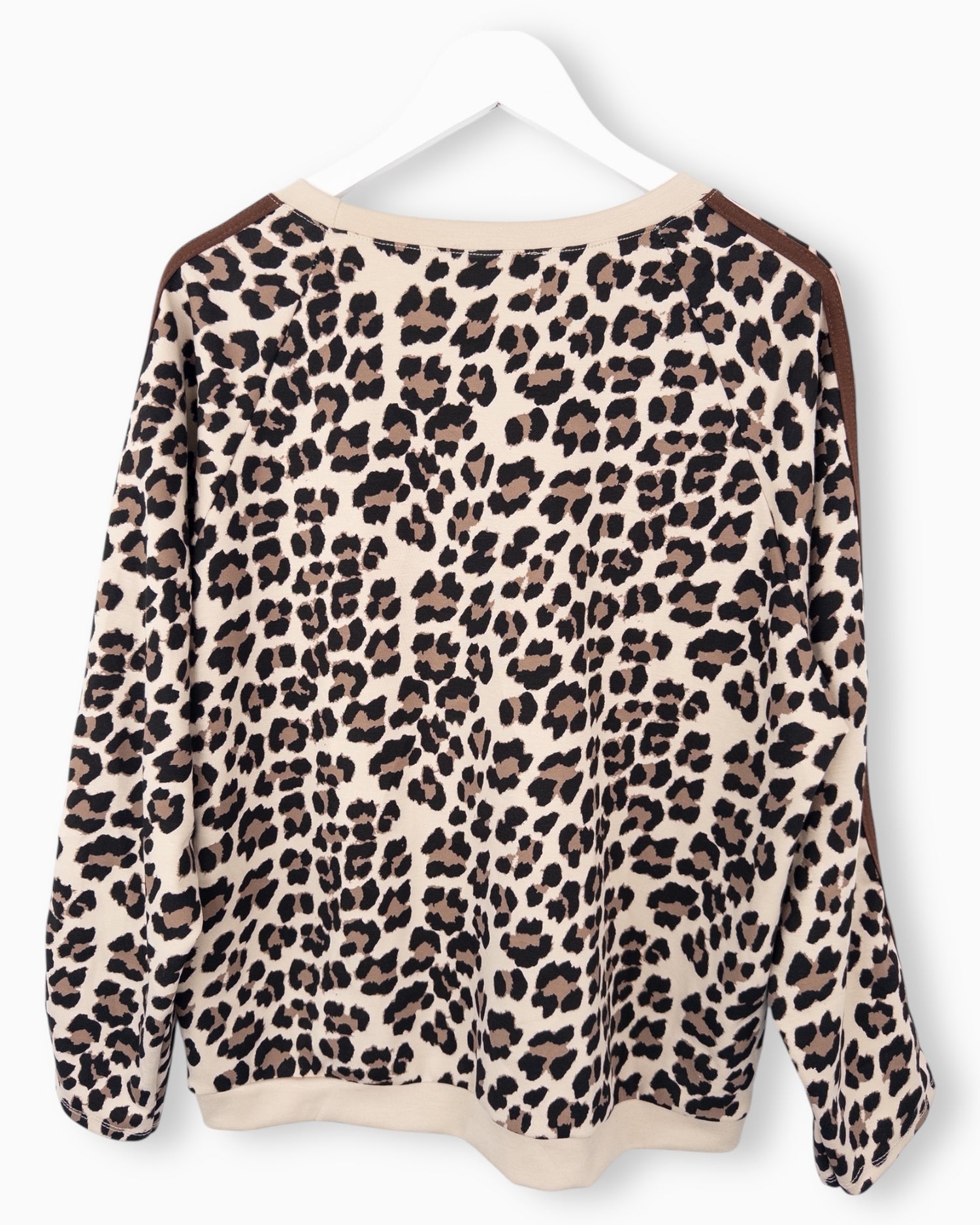 Oversize Leo Sweatshirt beige braun