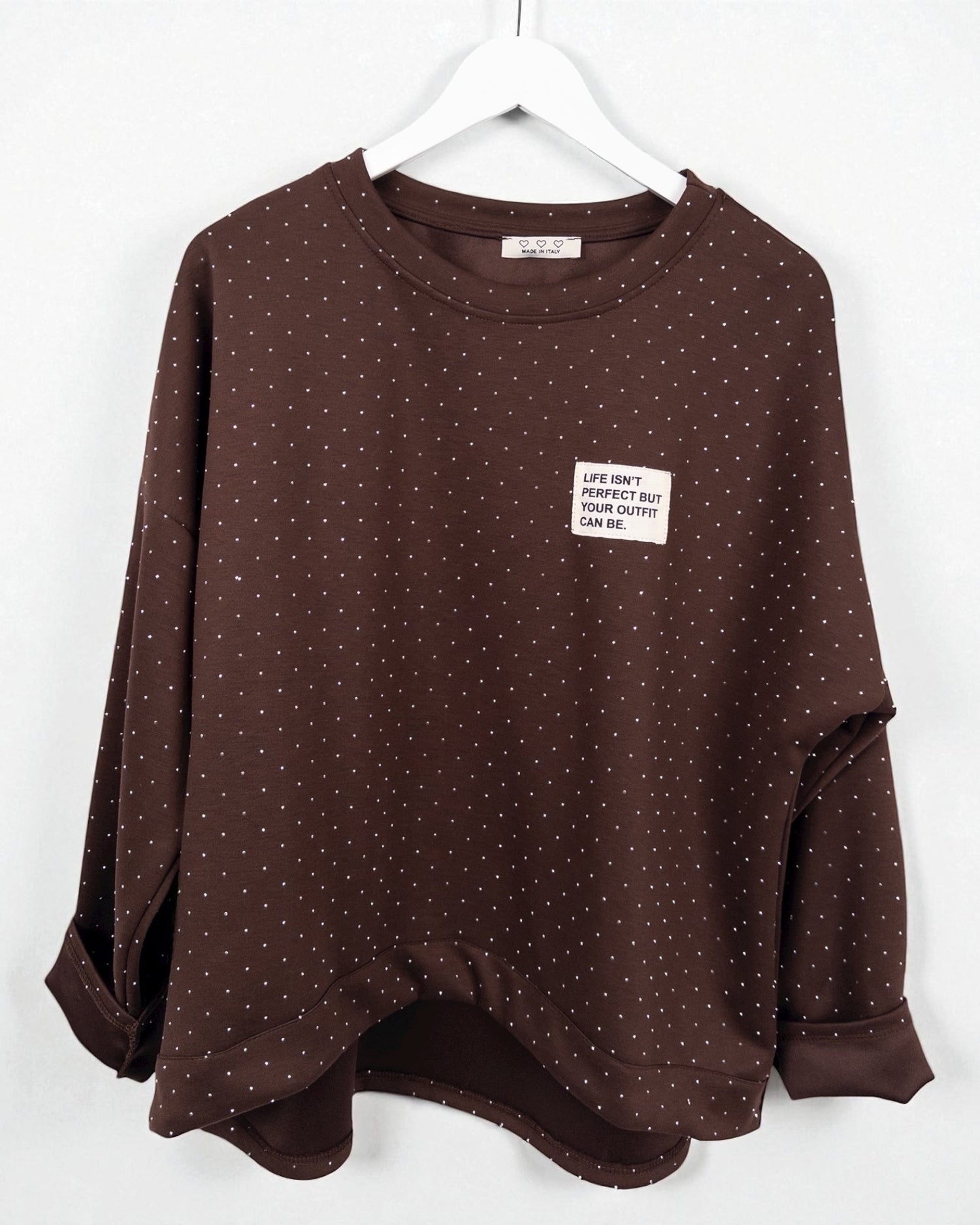 Sweatshirt Livia braun