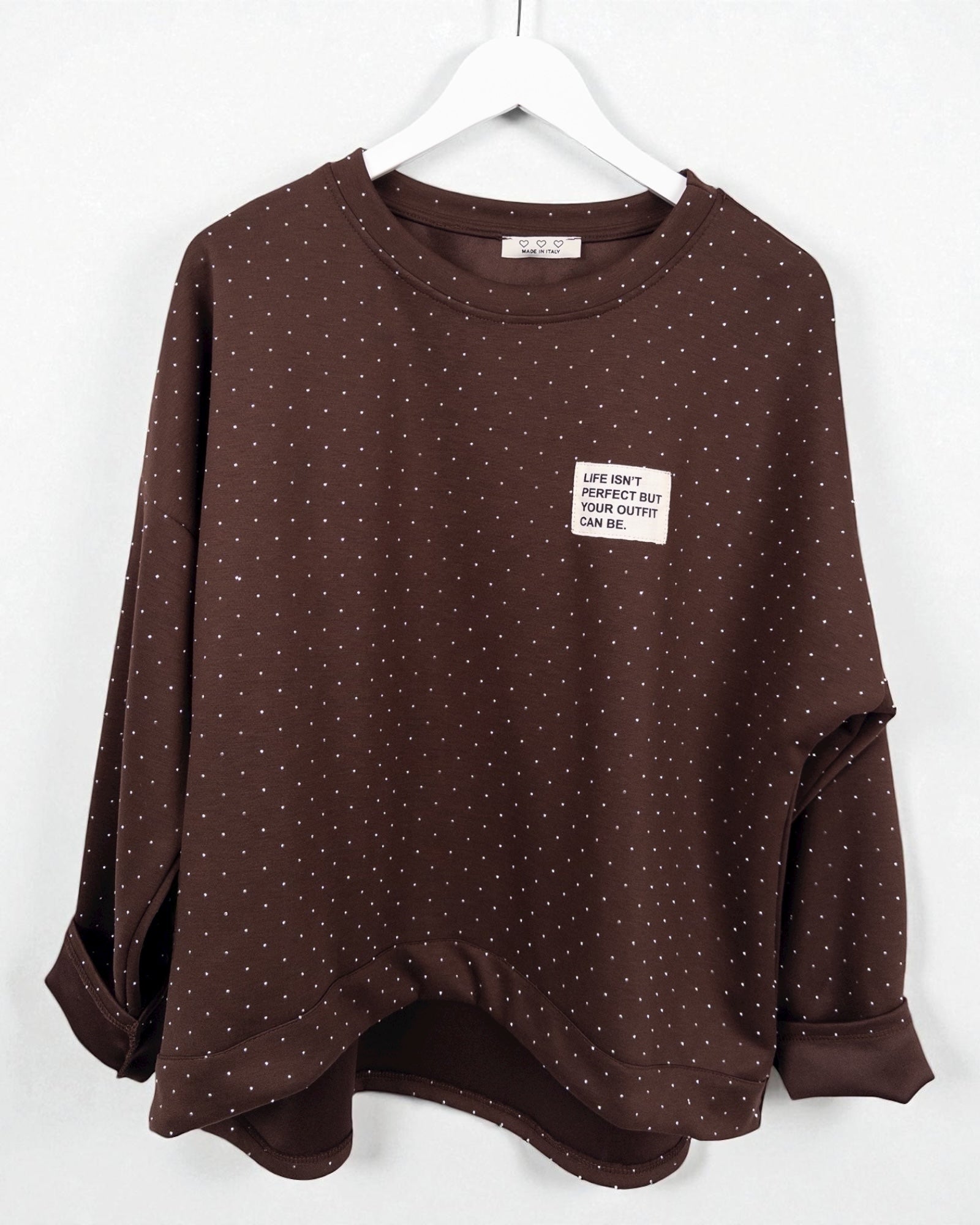 Sweatshirt Livia braun