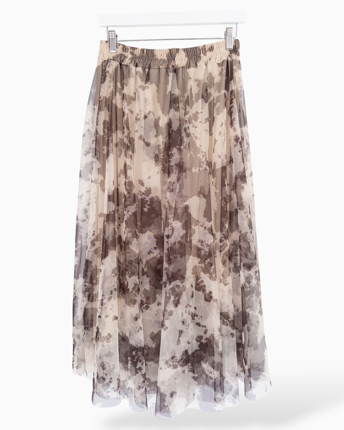 Rock Animalprint mit hellem Unterrock