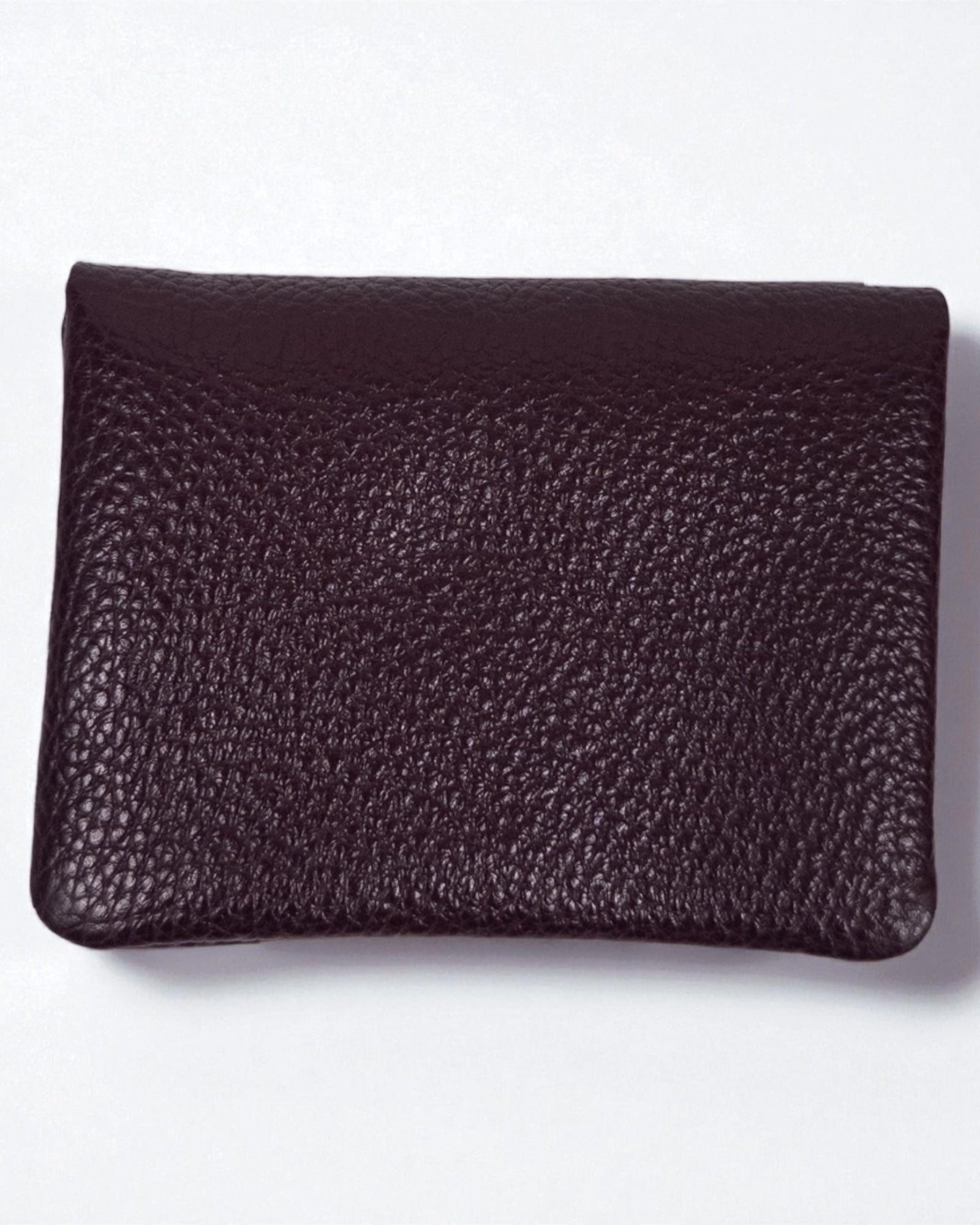 Geldbörse Leder klein berry dunkel