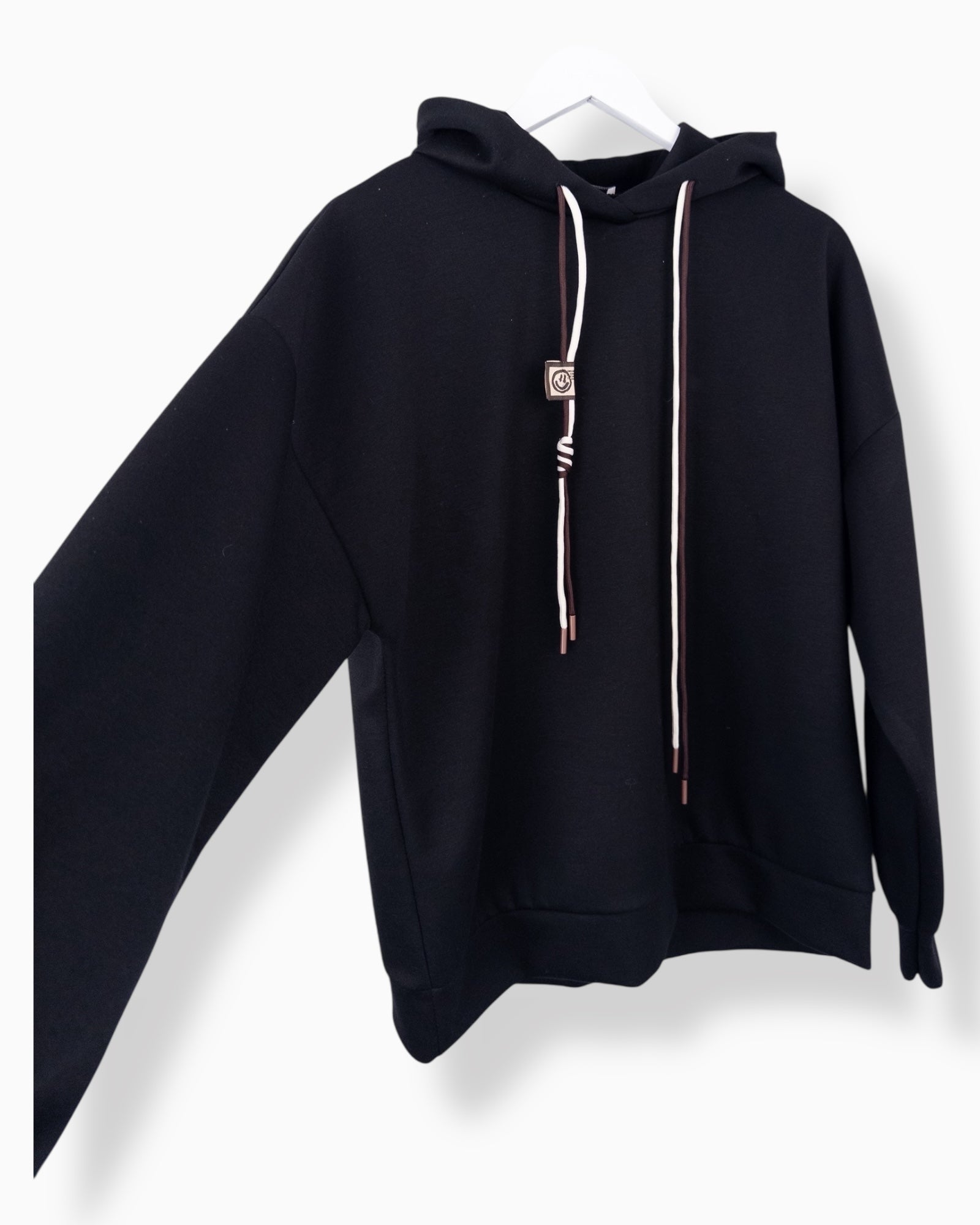 Hoodie Smile schwarz