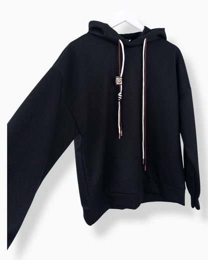 Hoodie Smile schwarz