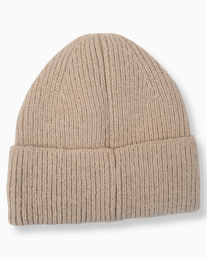 Mütze Herz beige