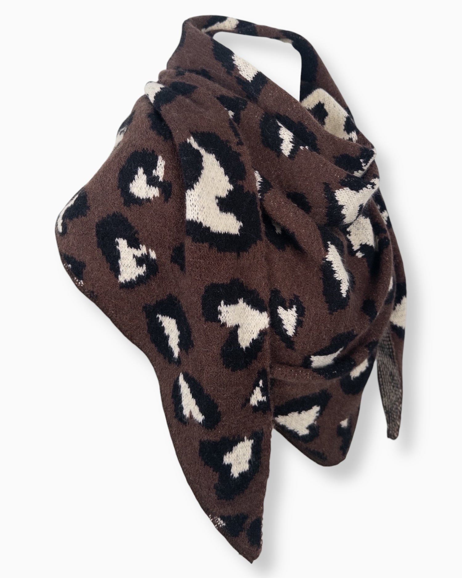 Dreieckstuch Leo braun