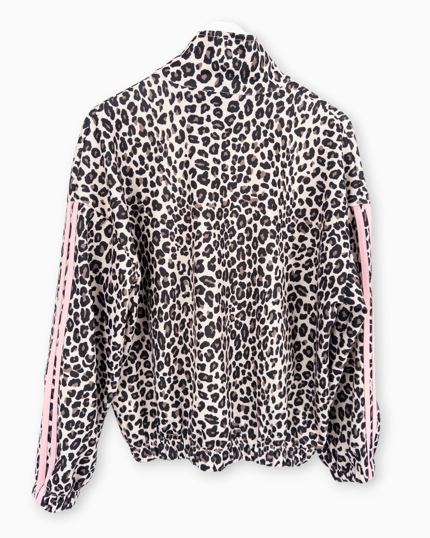 Oversize Leo Blouson-Jacke Streifen rosa