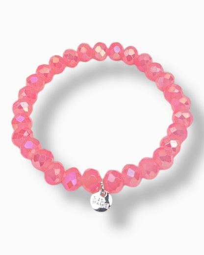 Crystal Armband pink