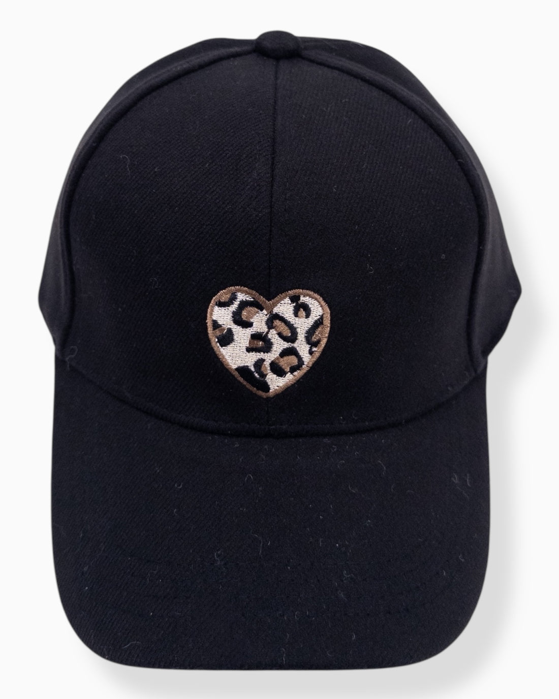 Leo Cap Herz schwarz