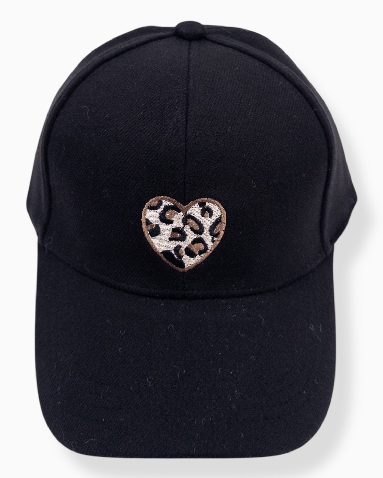 Leo Cap Herz schwarz