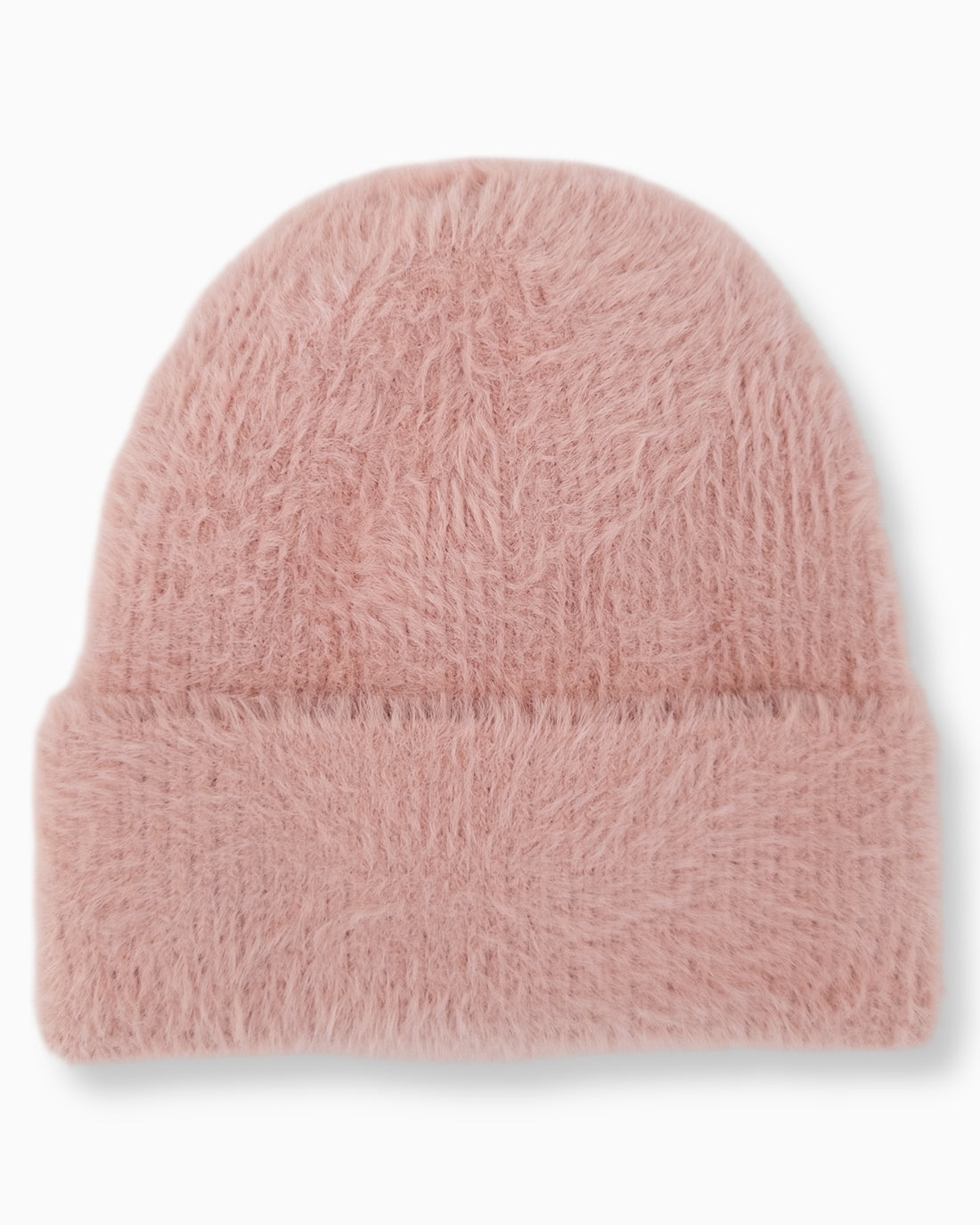 Flauschige Mütze rosa