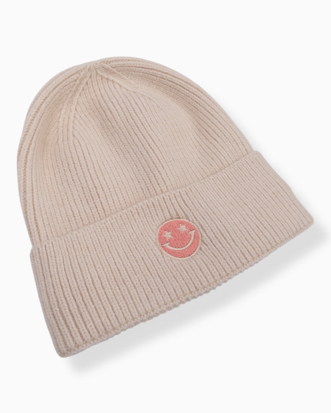 Mütze Smiley creme
