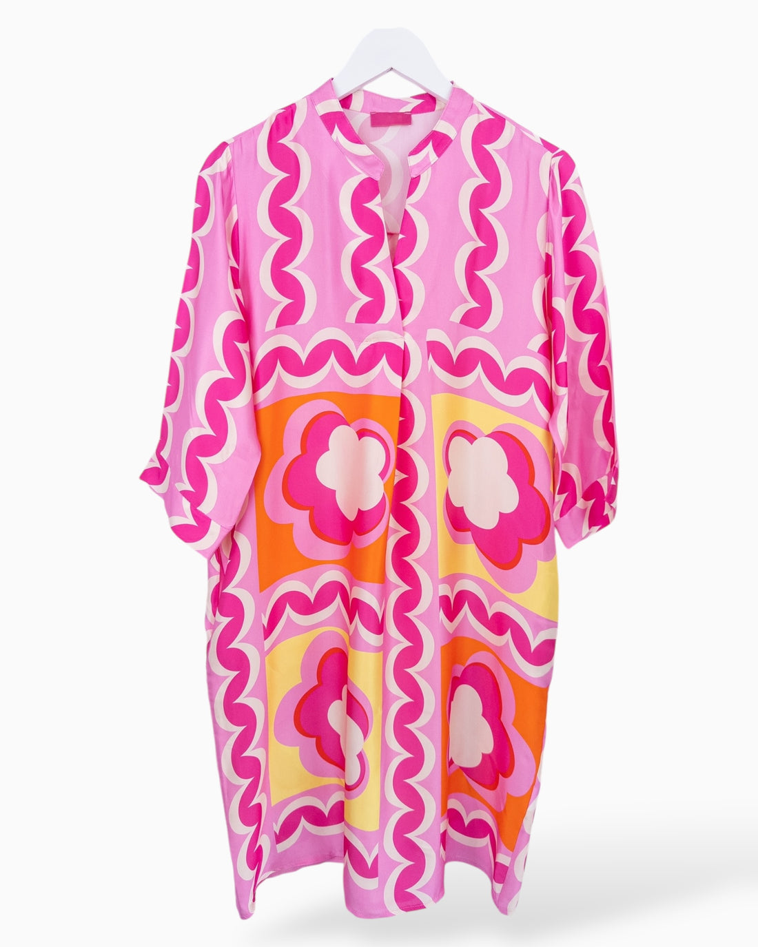 Midi Kleid rosa