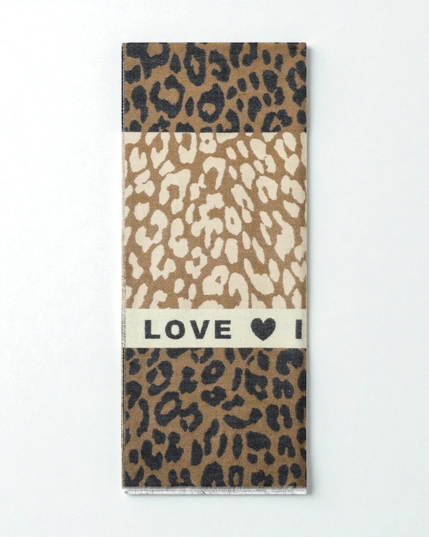 Leo Schal Love braun