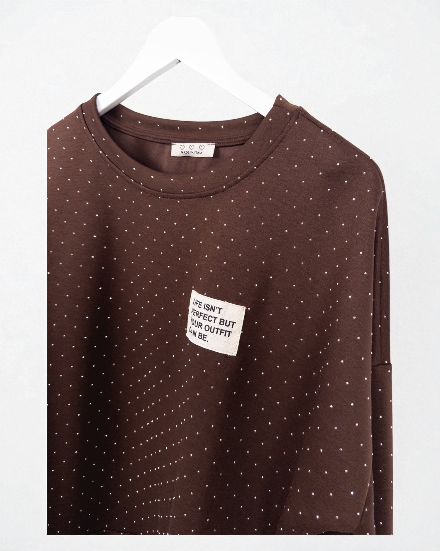 Sweatshirt Livia braun