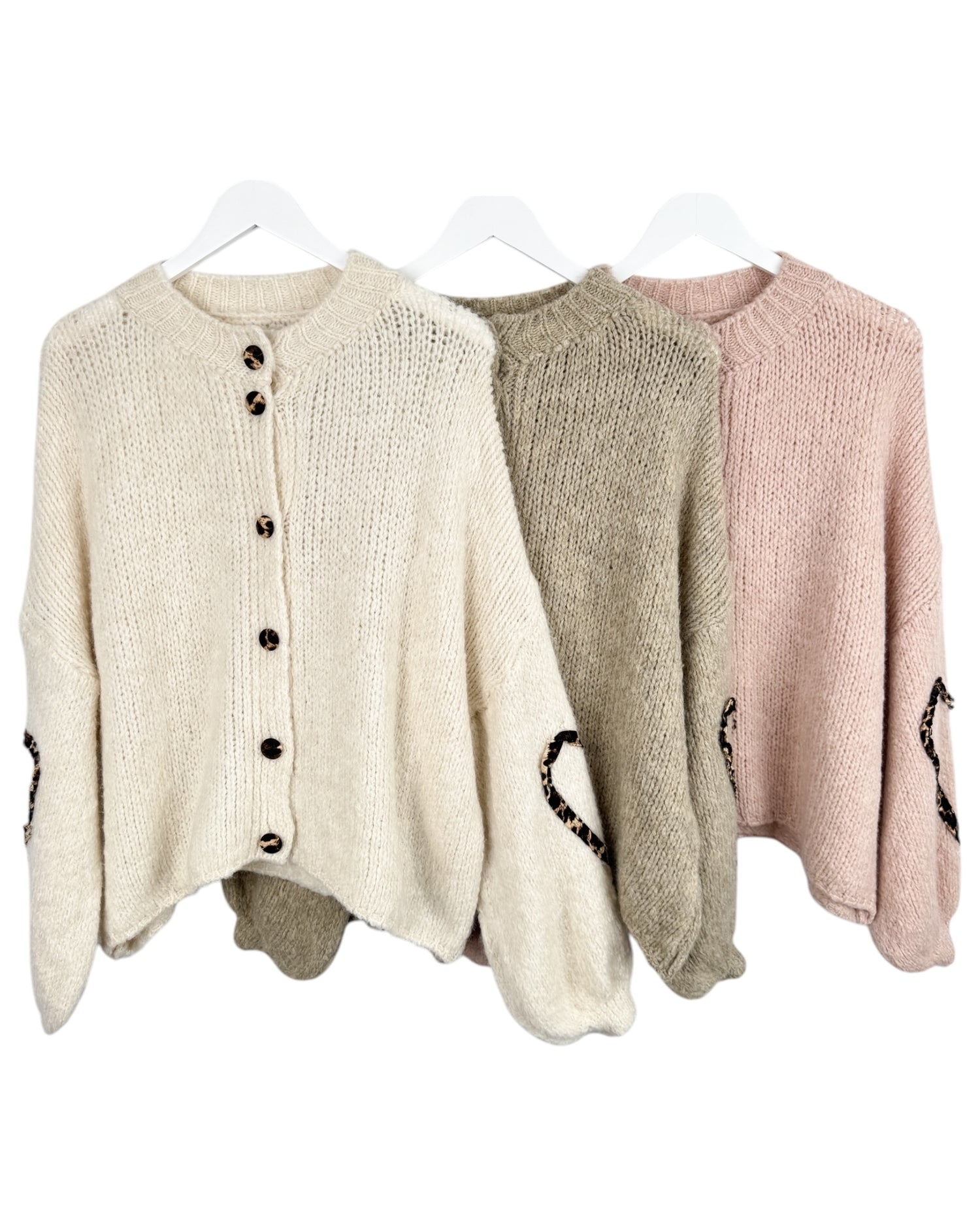 Leo Cardigan Herz rosa