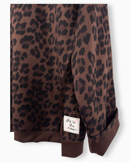 Oversize Leo Sweatshirt Luna braun