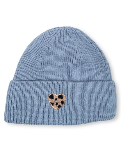 Mütze Leo Herz blau Gr. L