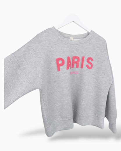 Sweatshirt Paris grau