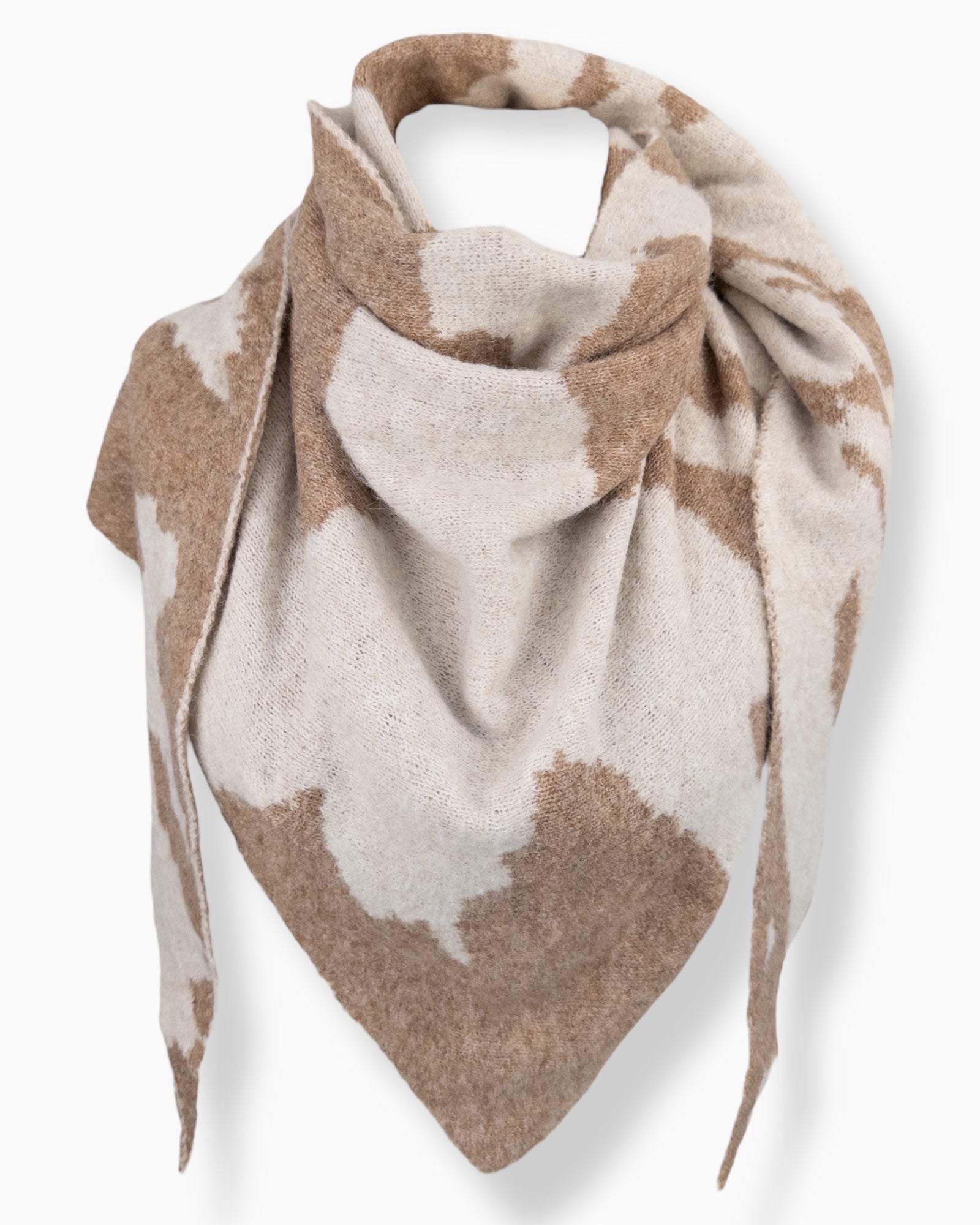 Dreieckstuch Lia beige sand