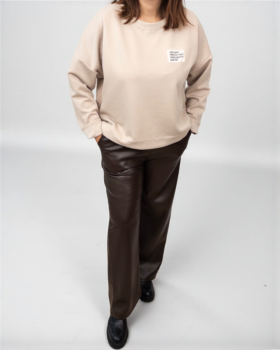 Sweatshirt Livia beige