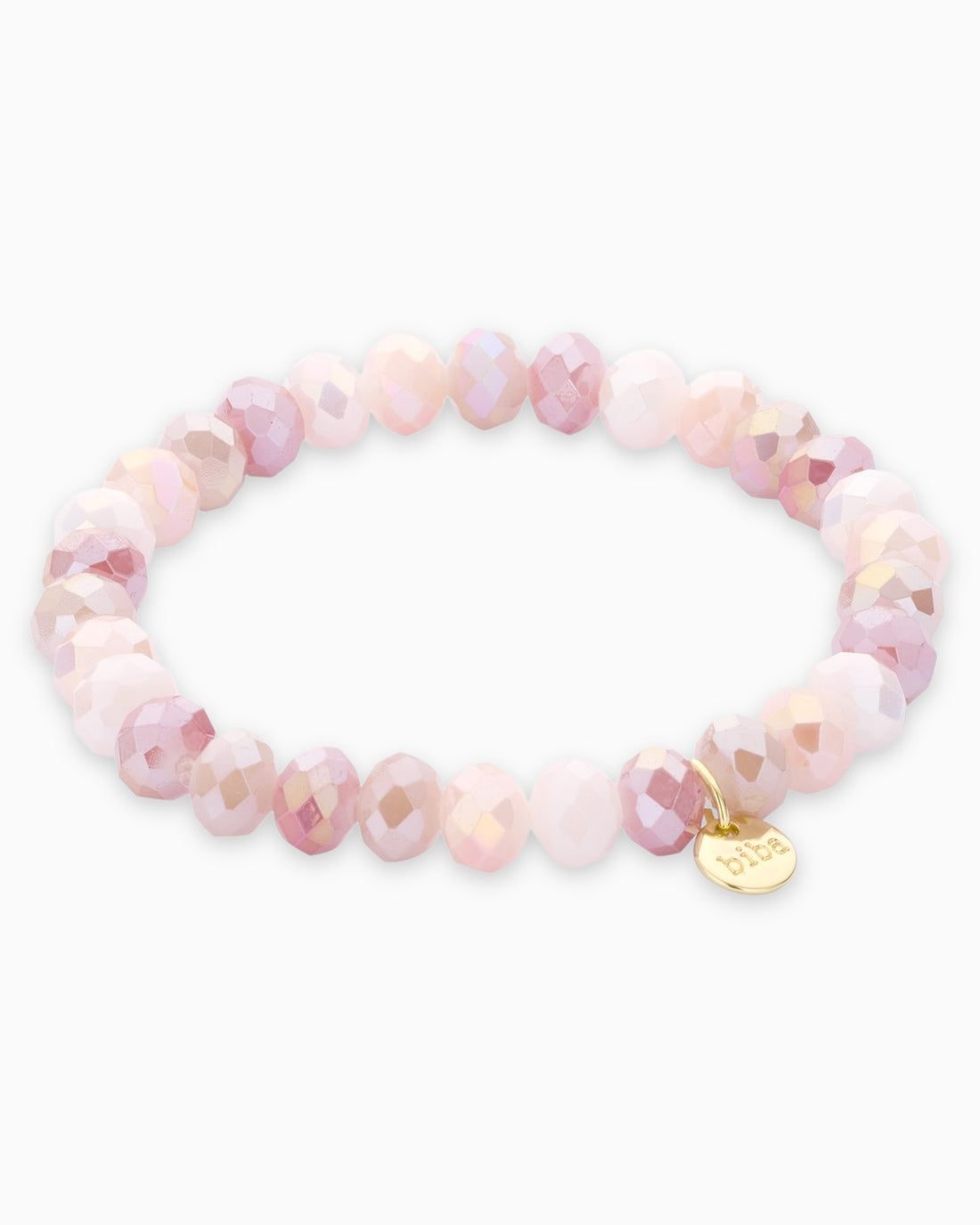 Crystal Armband altrosa mix