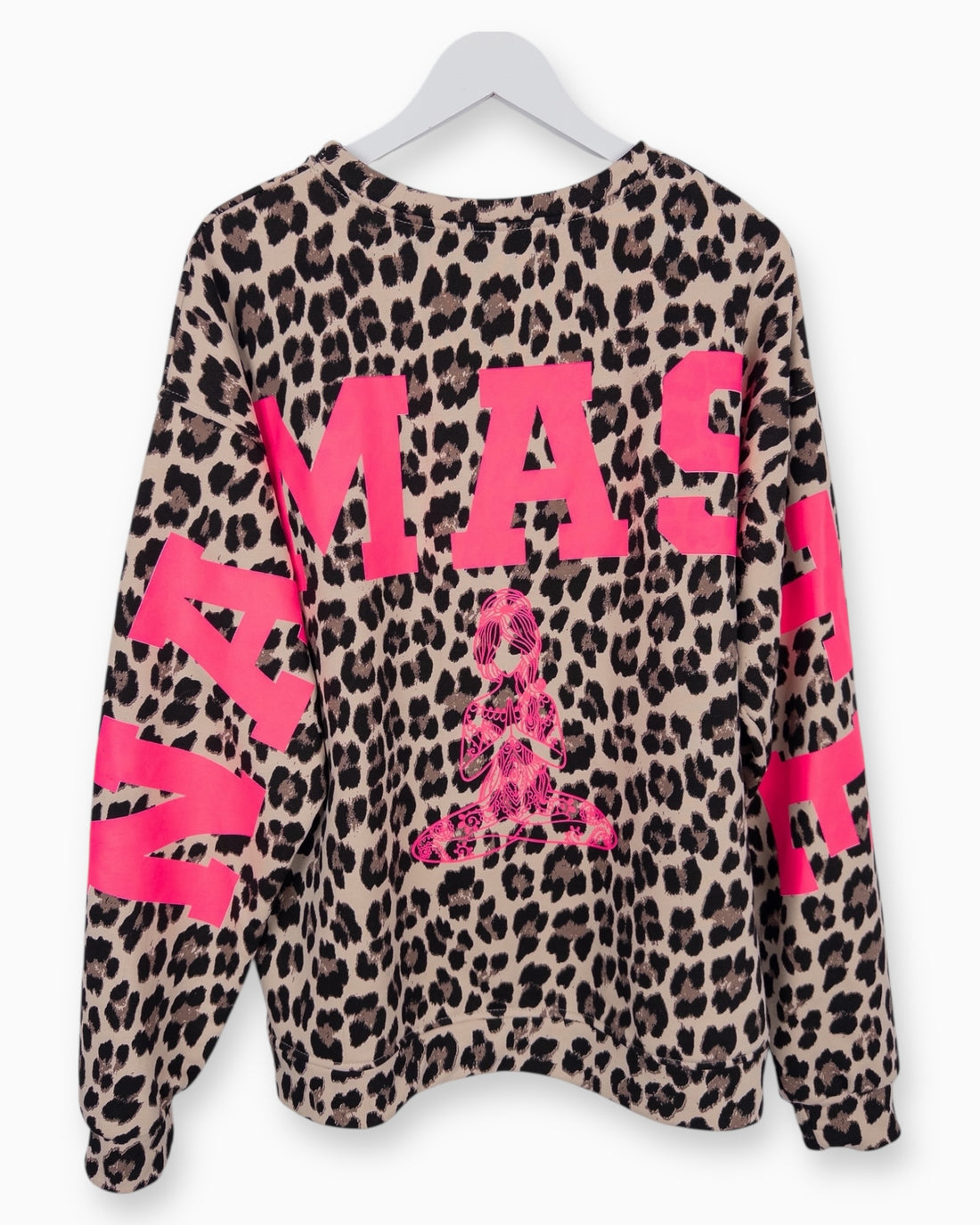 Oversize Leo Sweatshirt Namaste beige pink
