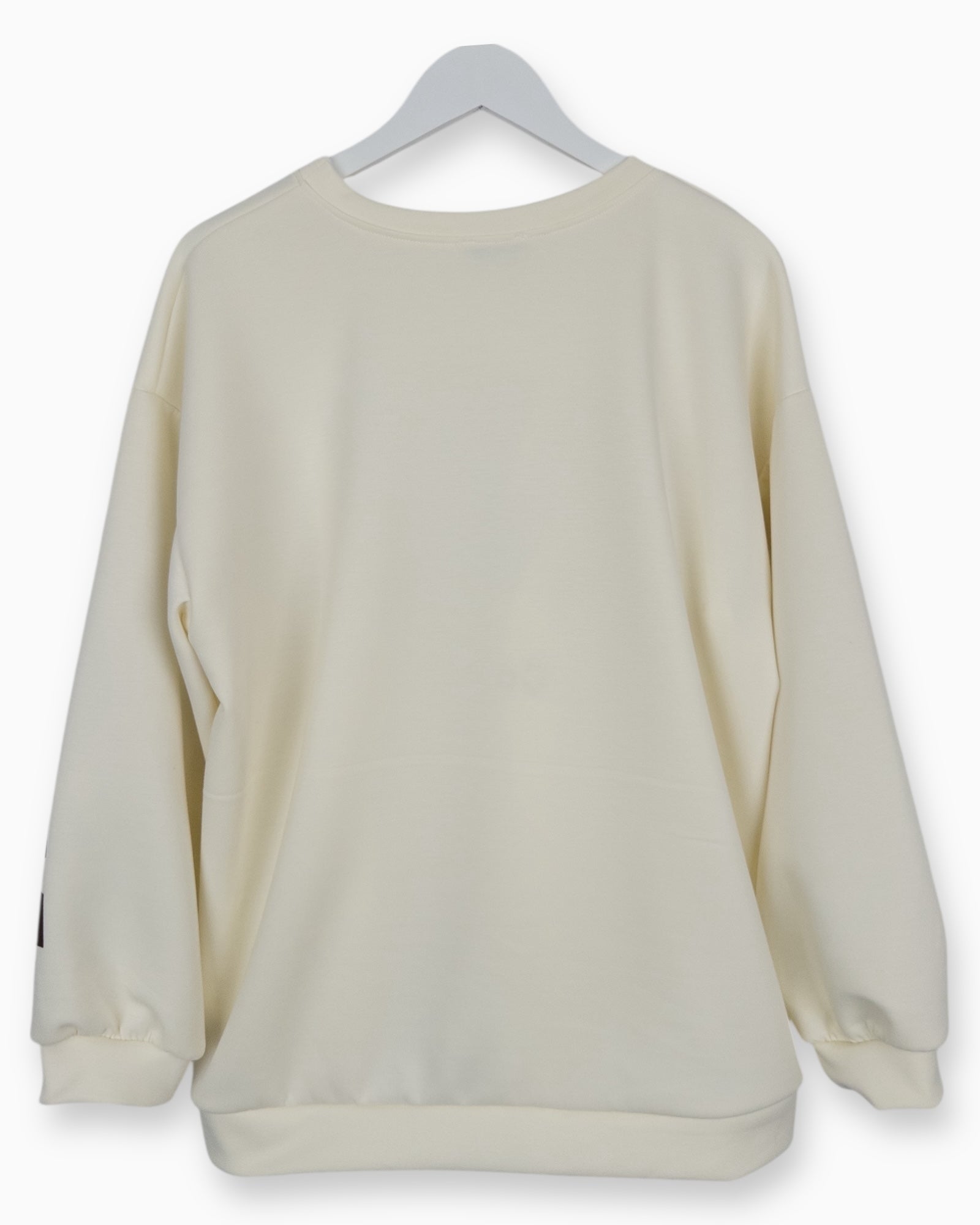 Oversize Sweatshirt Copenhagen creme braun